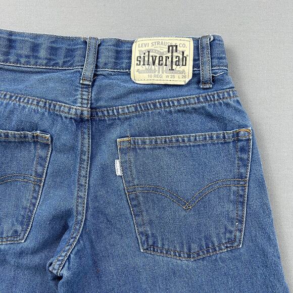 Levi's SilverTab Stay Loose Denim Jeans Boys Youth 10 Regular 25" X 26" Medium - Picture 5 of 8